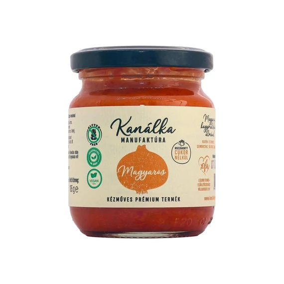 Kanálka magyaros hagymalekvár almával