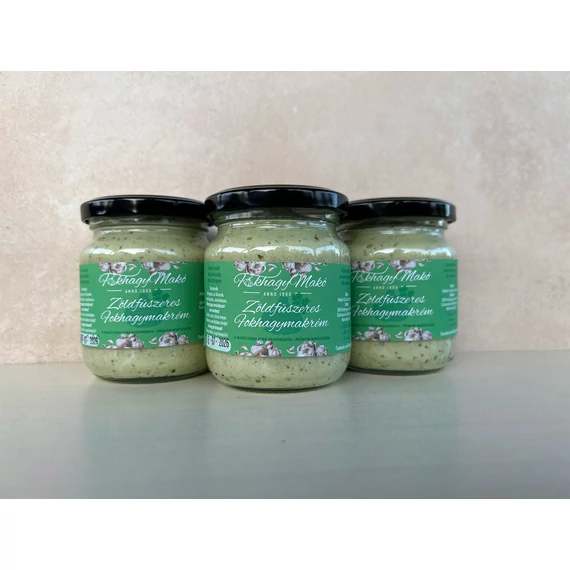 FokhagyMakó zöldfűszeres fokhagymakrém