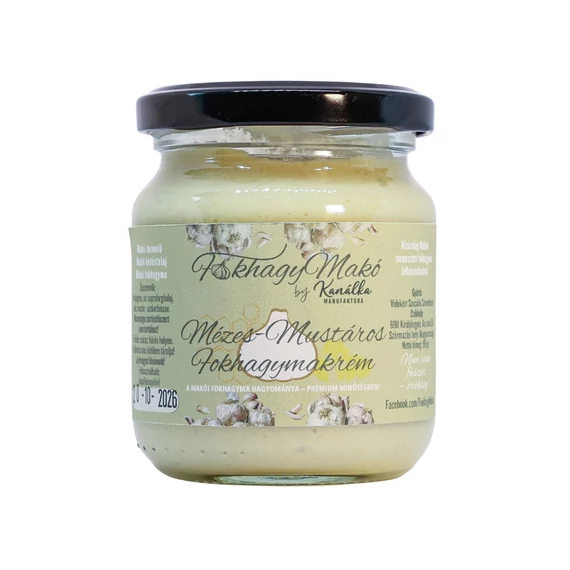 FokhagyMakó mézes-mustáros fokhagymakrém