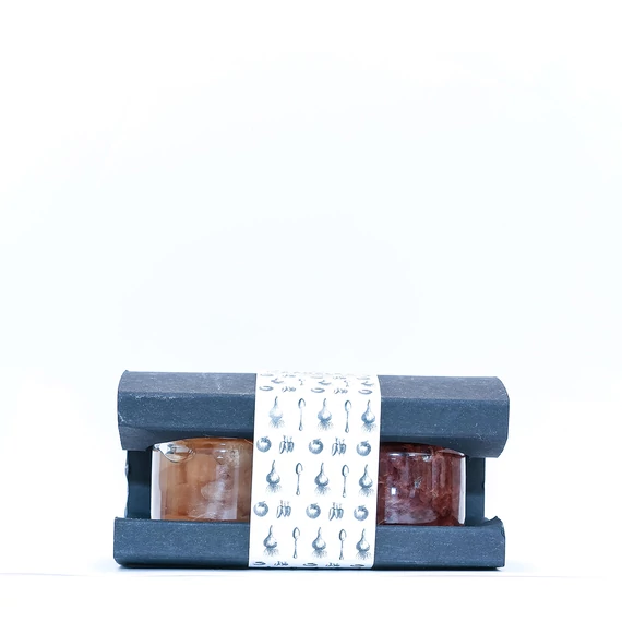 Kanálka chutney válogatás 2x35g - alma chutney - meggy chutney