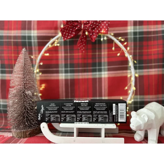 Kanálka chutney válogatás 4x35g - alma chutney - meggy chutney - birsalma chutney - lilahagyma chutney