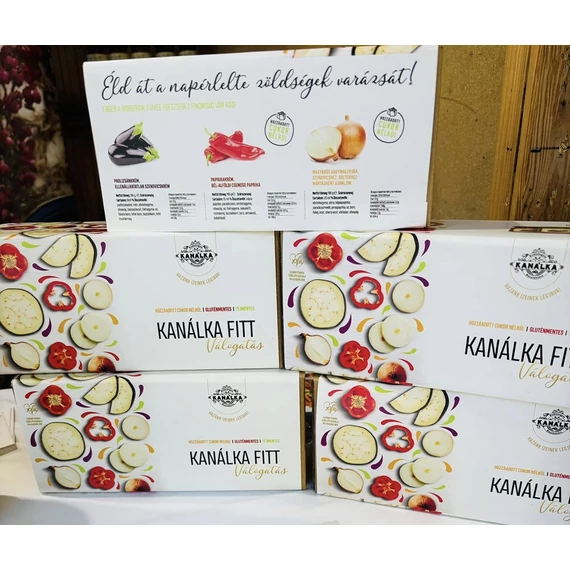 Kanálka fitt válogatás - magyaros hagymalekvár almával - padlizsánkrém - paprikakrém (cukormentes)